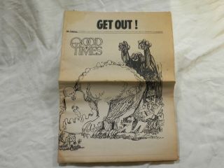 Good Times Vol.  2 No.  40 October 16,  1969 San Francisco Underground Newspaper