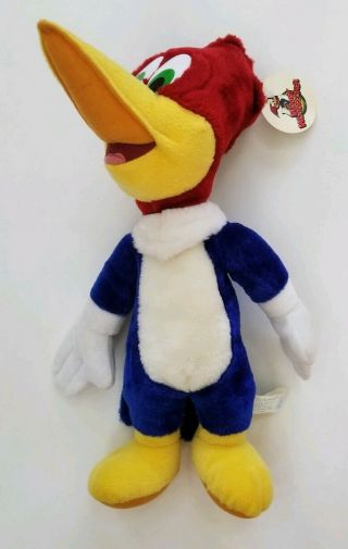 Woody Woodpecker 14 " Plush Stuffed Animal By Toy Network 2002 W/hang Tag