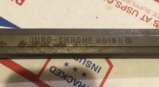 Vintage Durochrome Box End Wrench 1 7/16” 1 1/2” 2