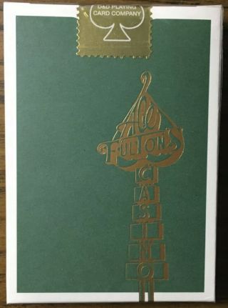 Rare Ace Fulton’s Gold Playing Cards.  Deck