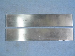 Starrett No.  384 D 3/16 " X 1 1/8 " X 6 " Tool Steel Parallels Made In Usa