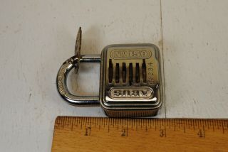 Vintage Abus No.  150 Combination Lock With Combination (germany)