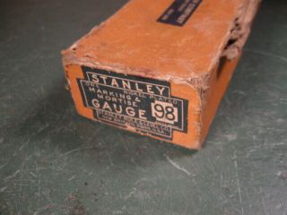 Antique Old Vintage Stanley Tools No.  98 Marking Gauge Boxed Planes