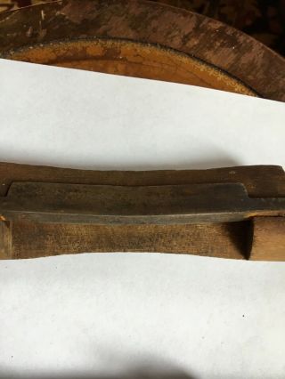 2 Old spoke shave old wood carving tool Antique Rose Wood Handle On One 3