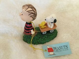 Westland Peanuts - Linus Pulling Snoopy In Wagon