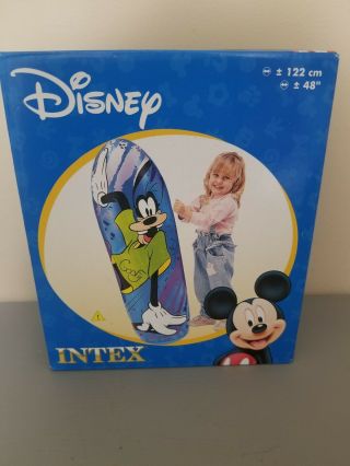 Vintage Disney Intex Inflatable Punching Bag Surfing Goofy 48 "