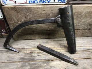 Antique Oshkosh Cant Hook Log Roller Peavey,  Lumber Mill With Pick Leach Co.