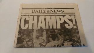 October 22 1998 York Daily News Ny Yankees World Series Newspaper