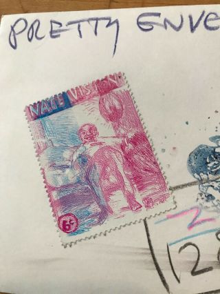 Mail Art Blaster Al Ackerman Postage Stamps Correspondence (n.  D. )