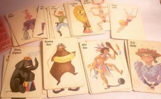1940 - 50 ' s Old Maid Card Game Whitman 3009 Complete Cards With Rules and Box 2