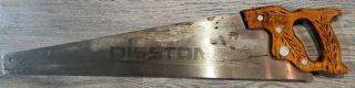 Disston Hand Saw Model D - 23 Blade 12 Point Crosscut Saw 26 