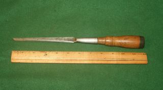 Vintage C.  E.  Jennings 1/8 " Firmer Woodworkers Timber Framing Chisel Inv Wm16