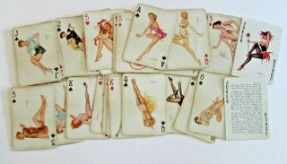 1953 53 Varga Girls Playing Cards Pin - Up 3