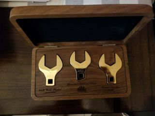 Mac Tools Limited Edition 24k Gold Plated Crows Feet Set 1994