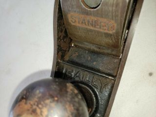 Vintage Stanley Bailey No.  3 Metal Woodworking Plane Parts 3