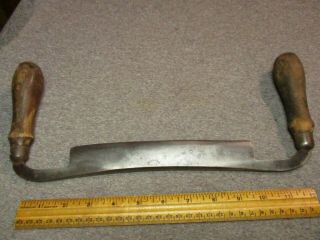 Vintage Draw Knife/p.  S.  & W.  Co.  No.  1 Extra/8 " Cut,  14 " Long/very Tool