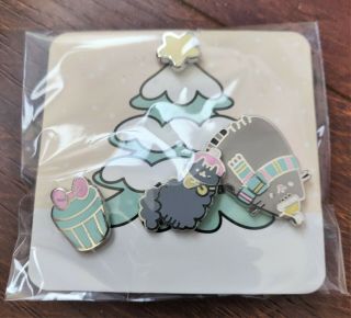 Pusheen Cat Christmas Pins Set Of 4 Subscription Box Exclusive