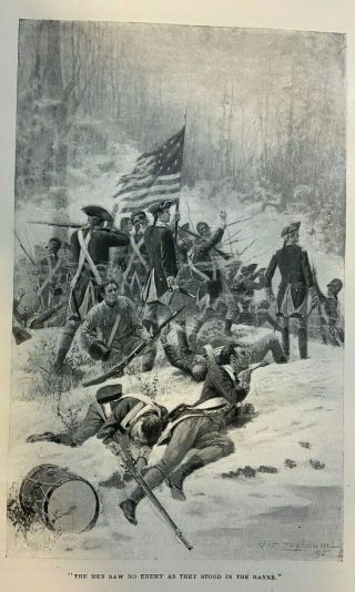 1896 Defeat Of Arthur St.  Clair Battle Of Wabash River By Theodore Roosevelt