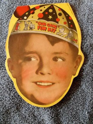 Little Rascals Our Gang Spanky 1937 Morton Salt Premium Paper Mask