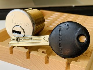 Mul - T - Lock Junior Pin In Pin High Security Mortise Lock W/ Key Locksport Israeli