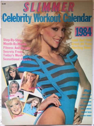 Slimmer 1984 Celebrity Workout Calendar - Heather Locklear The Landers Sisters