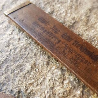Vintage Wooden Extension Rule - Folding Ruler - Dipl Engineer Architect Graduate