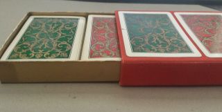 Vintage Spanish Playing Cards Boxed Double Deck By Heraclio Fournier Great Shape