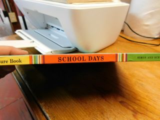 The Golden Picture Book Of School Days,  1954 and Jolly Times Tracing Book (Platt) 3