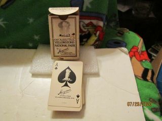 Deck of Yellowstone National Park Playing Cards Made by Haynes No Jokers 2