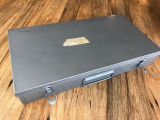 2 Vintage Brumberger Metal Cases Slides Storage Collectors Case 35mm Slide
