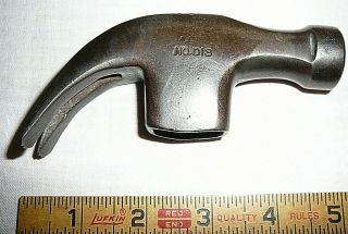 Antique Vintage True Temper Dynamic No.  D13 Curved Claw Hammer Head 12.  8 Oz.
