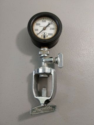 Vintage Aqualung 3000 Psi Pressure Gauge