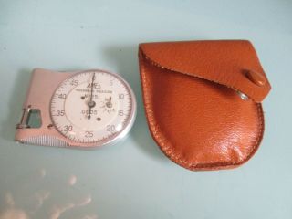 Vintage 251 Ames Pocket Thickness Gauge Inch Increment Gauge W/ Case