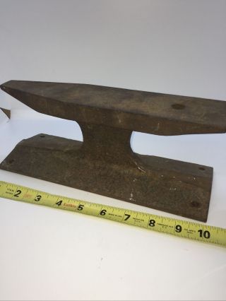 Vintage Blacksmith Metal Cast Iron Small Bench Top Anvil 12 Lbs