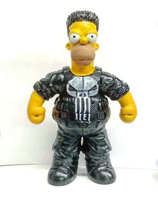 Homer Simpson Parody The Punisher Mexican Toy