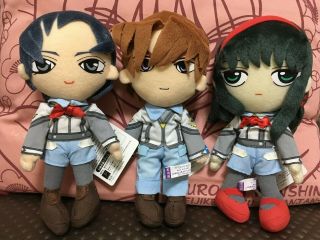 Gunparade March Video Game Anime Ufo Catcher Plush Doll Set Of 3 Sony Japan