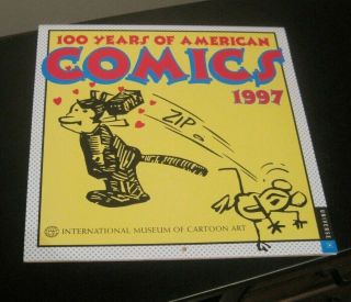 Vintage 100 Years Of American Comics Calendar 1997 Cartoon Art