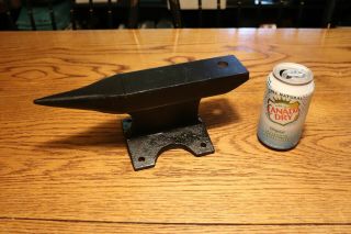 Vintage Blacksmith Metal Cast Iron Small Bench Top Anvil 12 Lbs