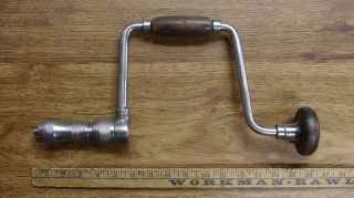 Old Tools,  Antique Stanley Rule & Level 921 - 12 " Ratcheting Bit Brace,  Xlint