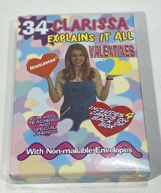 Clarissa Explains It All Valentines Day Cards 1996 Nos 34 Nickelodeon