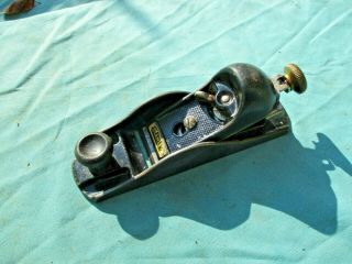 Stanley No.  G12 - 220 Block Plane - Made In England - (stan.  No.  220)