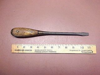 Irwin Perfect Handle Screwdriver 11 3/8 " Long W/perfect 3/8 " Tip For Restoration