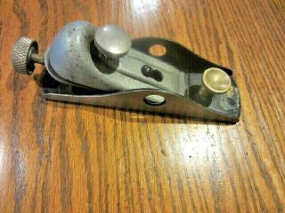 Vintage Stanley No.  118 Low Angle Block Plane Later Model,  1933 - 1973