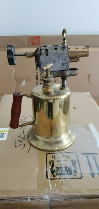Antique Clayton & Lambert Brass Blow Torch