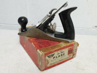 Vintage Untouched Boxed Millers Falls No 900 Hand Plane