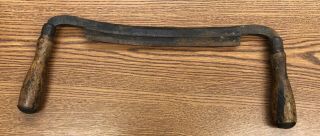Vintage Ohio Tool Co Company No 9 Draw Knife 9 " Blade Woodworking Tool