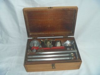 Steampunk Vintage Bibb Seat Reamer - Forming Tool Large Set In Fitted Wood Box