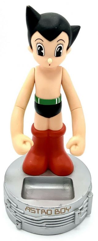 Astro Boy Atom Figure Tezuka Production Silver Base Jointed Shoulders & Neck 6”