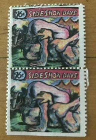 Mail Art Blaster Al Ackerman 5 Stamps And Envelope 1999