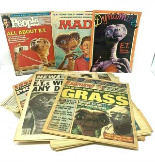 Et The Extra Terrestrial Vintage Newspaper Clippings Articles Magazines Enquirer